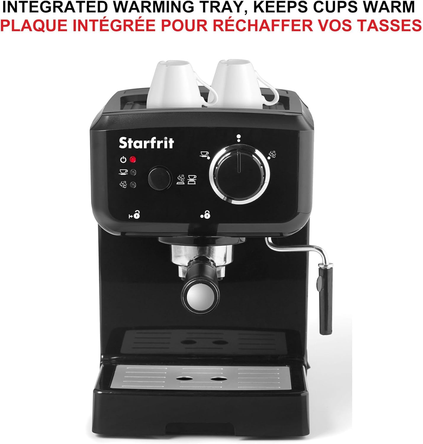 Starfrit Espresso & Cappuccino Coffee Machine – 1.2L