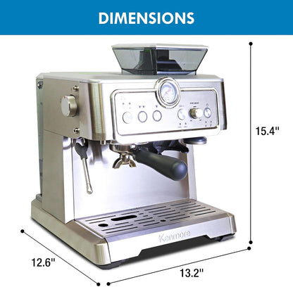 The Kenmore Espresso Machine with Grinder