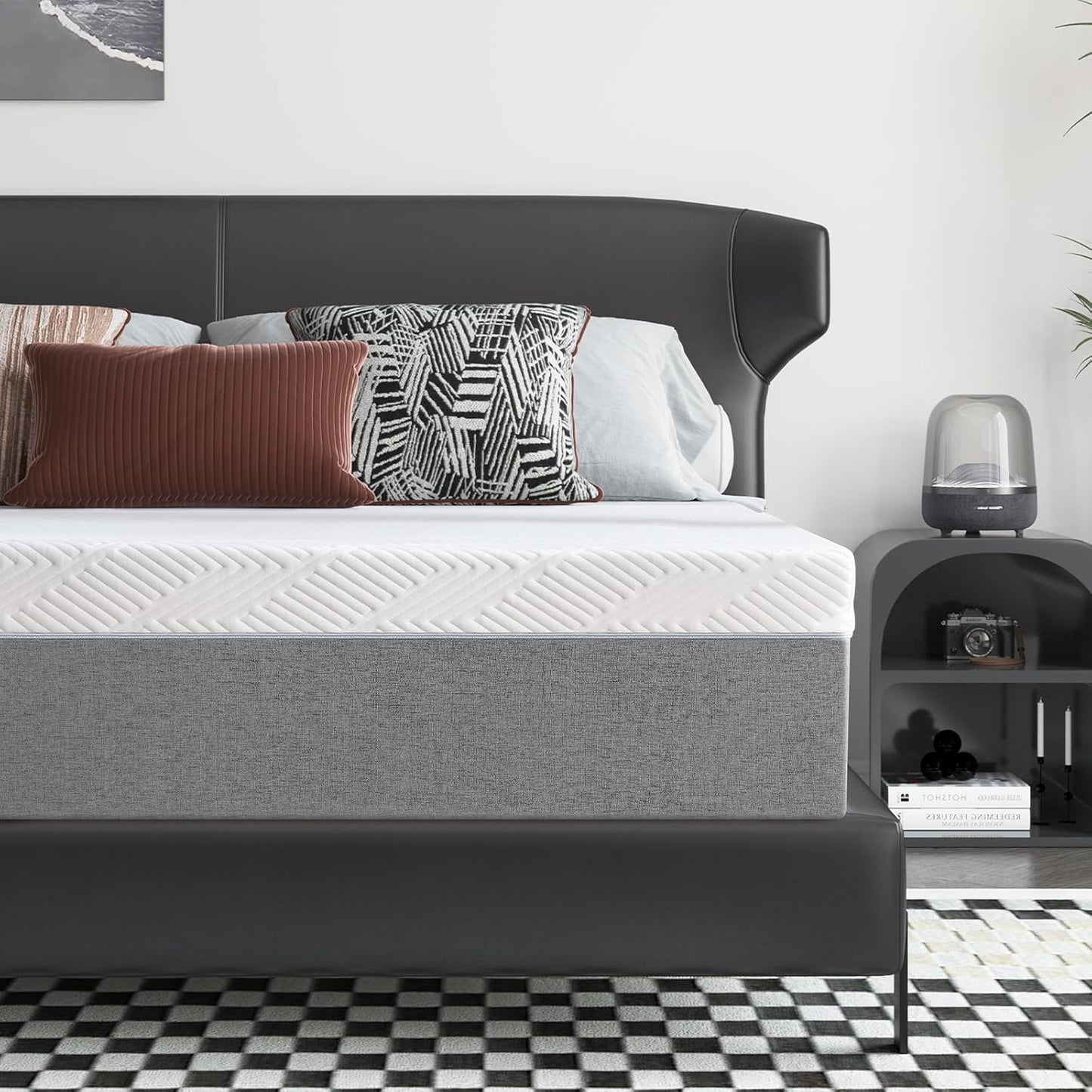 Lukace Queen Size 10-Inch Memory Foam Mattress