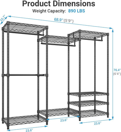 VIPEK V5C Heavy Duty Covered Closet Wardrobe