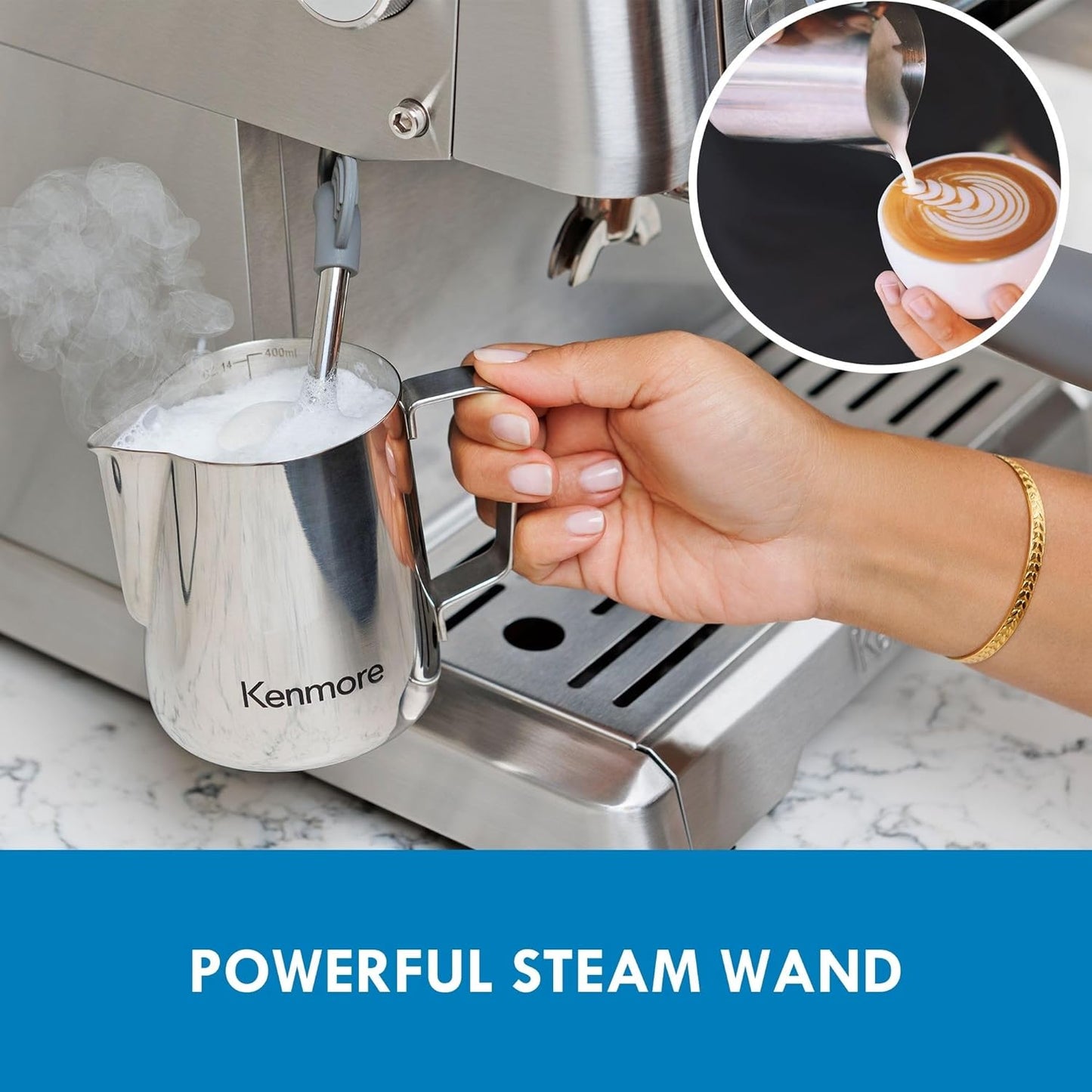 The Kenmore Espresso Machine with Grinder