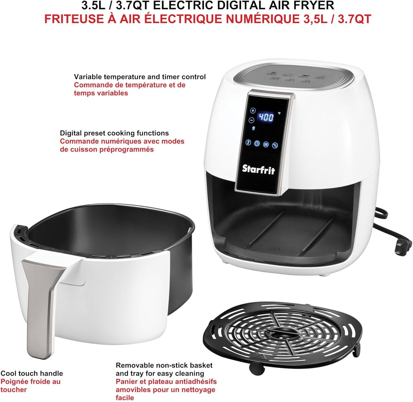 The Starfrit 3.5L Electric Digital Air Fryer