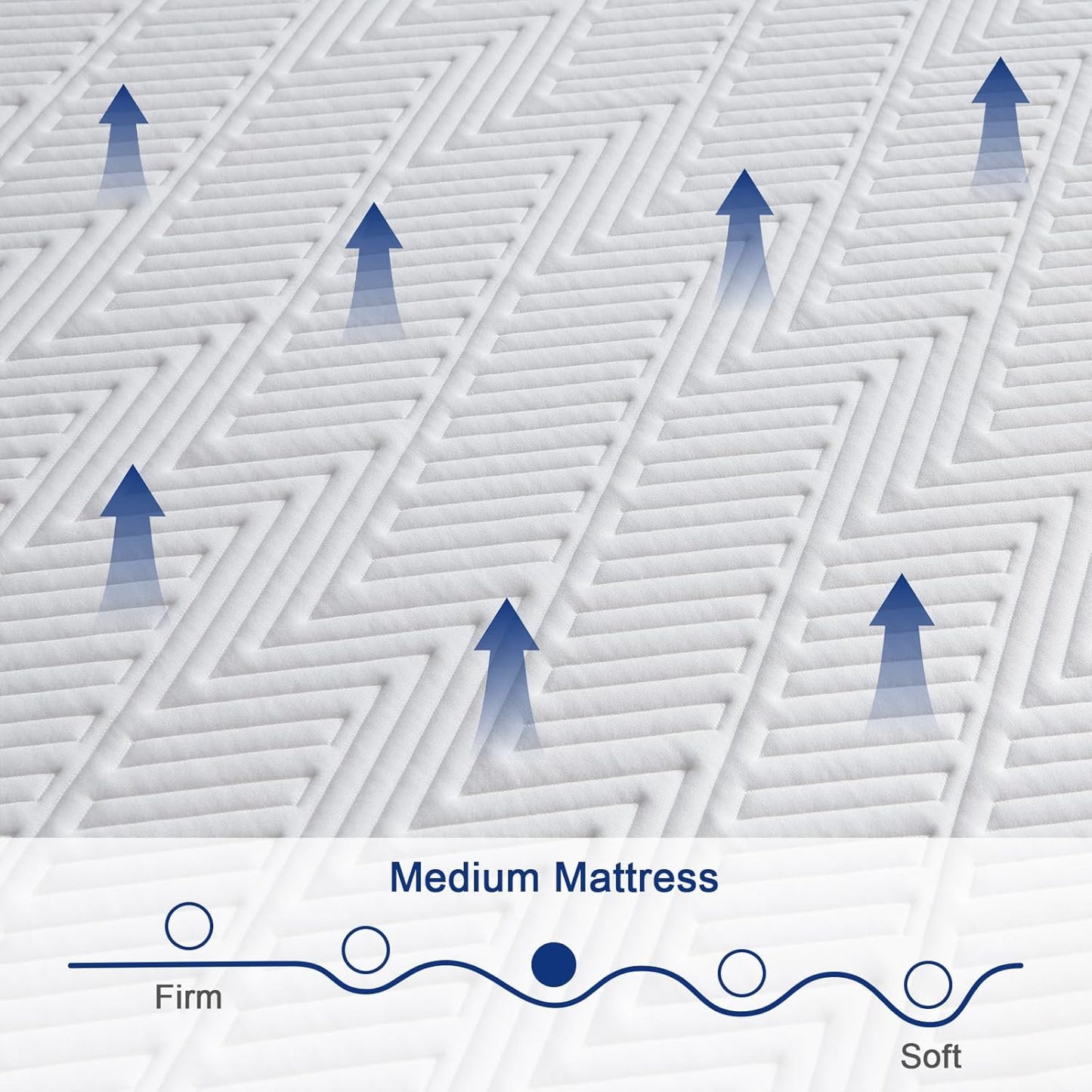 Lukace Queen Size 10-Inch Memory Foam Mattress