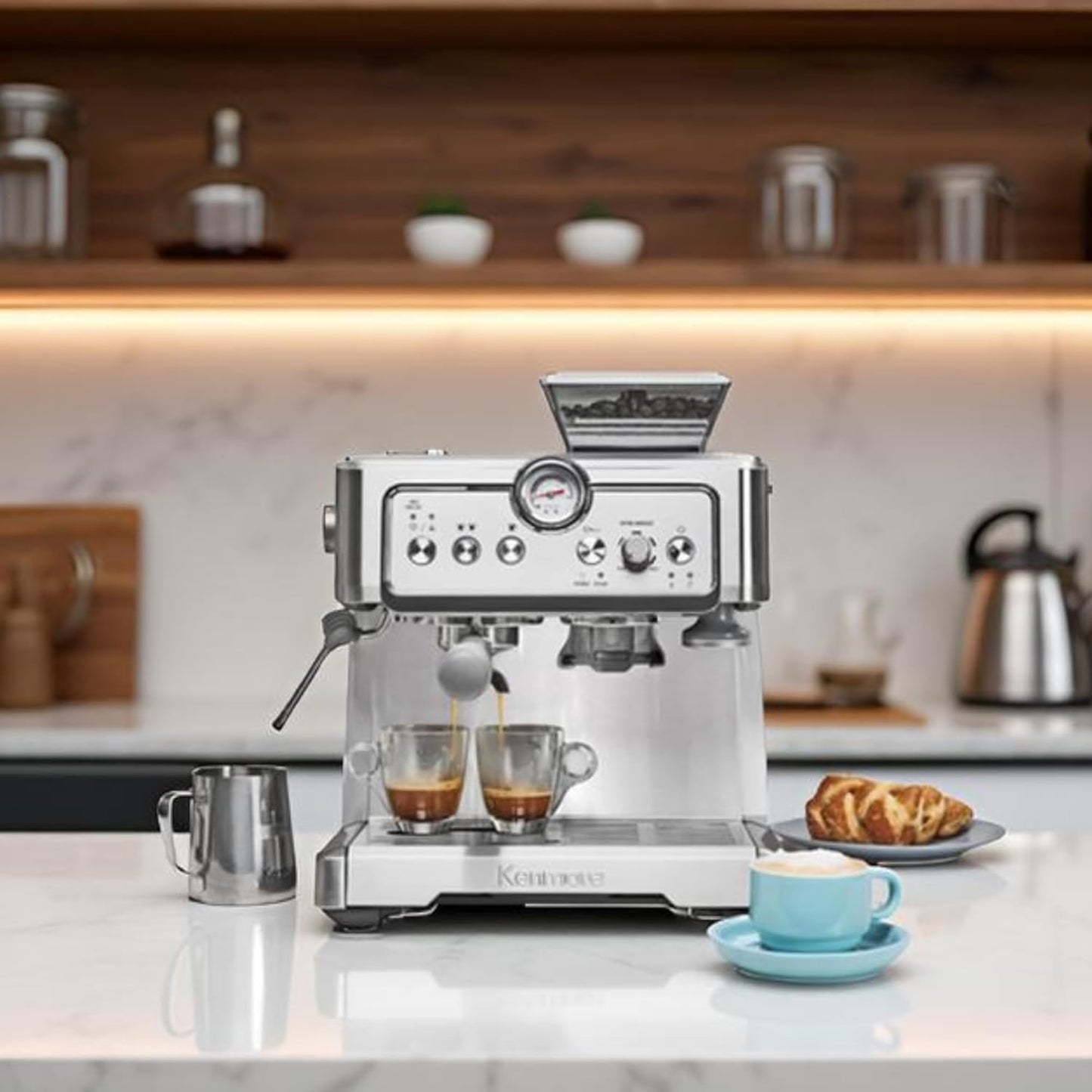 The Kenmore Espresso Machine with Grinder