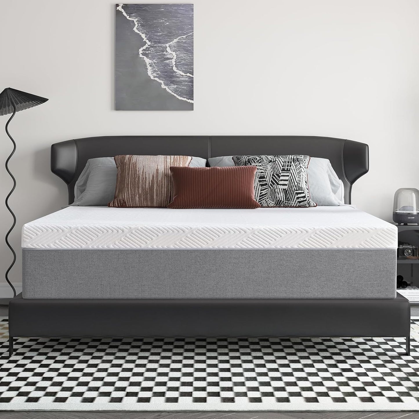 Lukace Queen Size 10-Inch Memory Foam Mattress