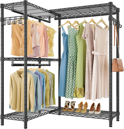 VIPEK L4 L-Shaped Garment Rack Heavy Duty Corner Closet