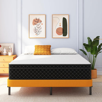 Swbvs Queen Hybrid Mattress – 12″ Memory Foam & Pocket Spring