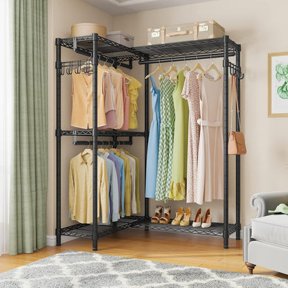 VIPEK L4 L-Shaped Garment Rack Heavy Duty Corner Closet