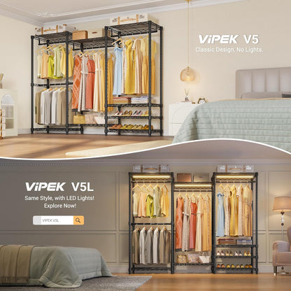 VIPEK V5 Portable Closet Wardrobe Heavy Duty Clothes Rack