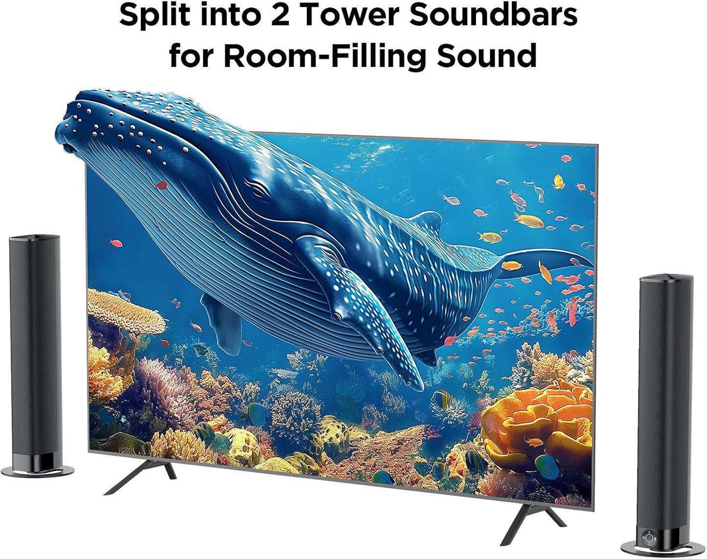 Assistrust 80W Bluetooth Sound Bar