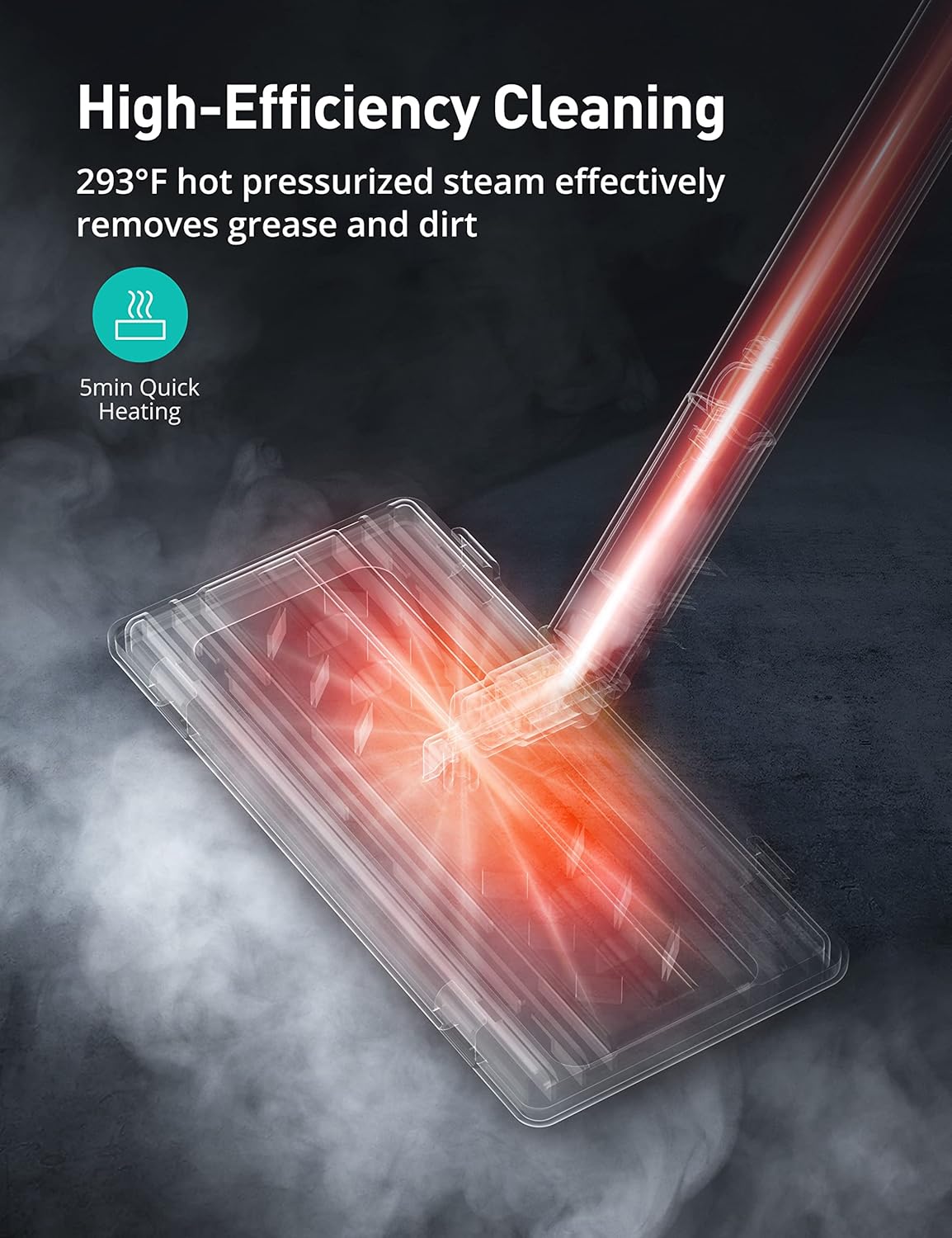 The Aspiron Portable Steam Cleaner