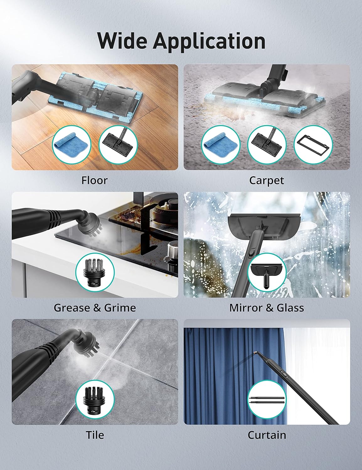 The Aspiron Portable Steam Cleaner