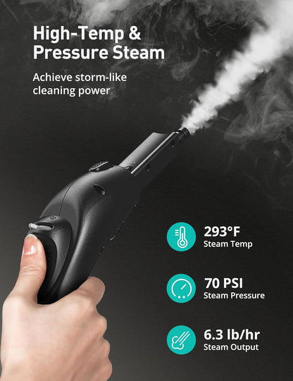 The Aspiron Portable Steam Cleaner