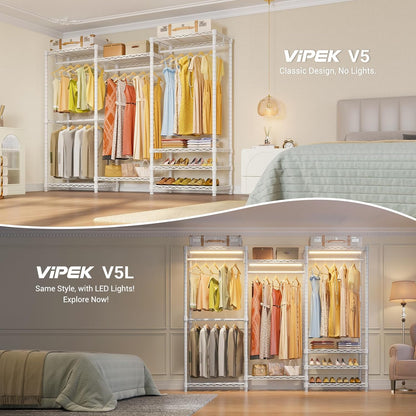 VIPEK V5 Heavy Duty Portable Closet Wardrobe Rack