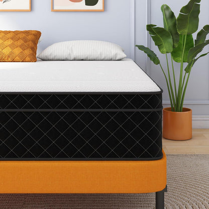 Swbvs Queen Hybrid Mattress – 12″ Memory Foam & Pocket Spring
