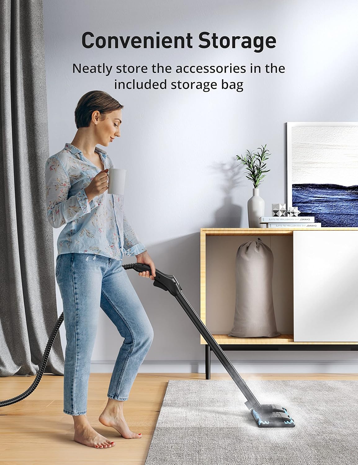 The Aspiron Portable Steam Cleaner