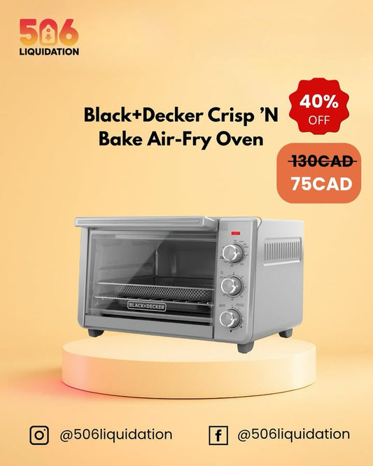 BLACK+DECKER™ Crisp ’N Bake Air Fry Toaster Oven (Fits 12″ Pizza)